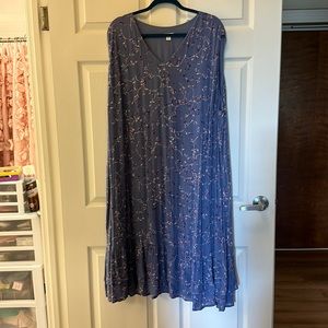 J.jill Middi Dress 4x blue